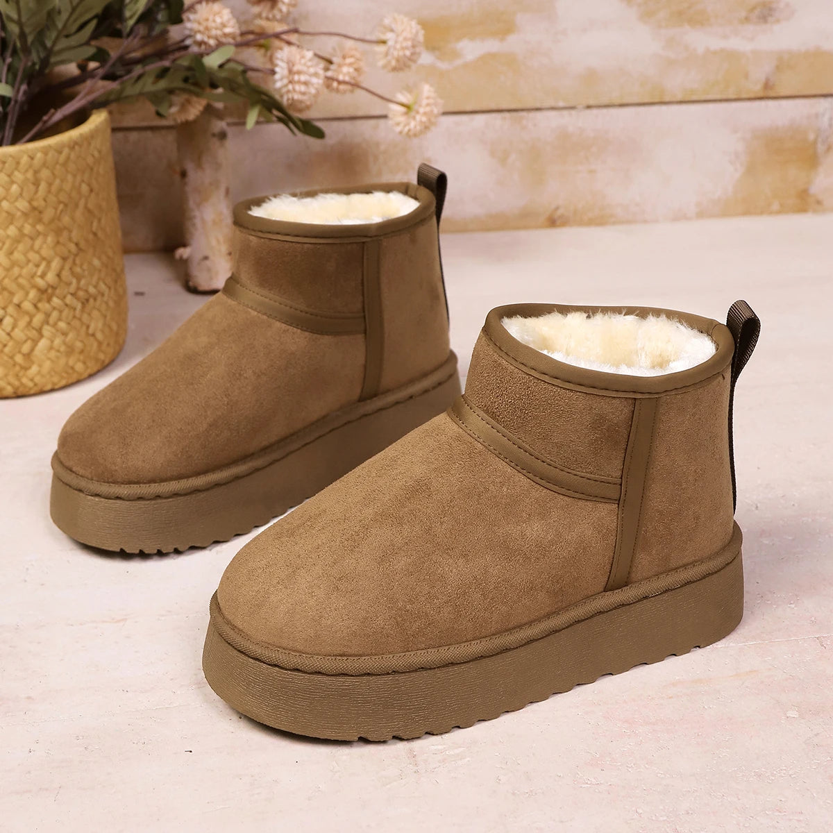Real Sheepskin Wool Shoes